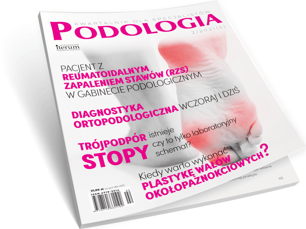 Czasopismo Podologia - kwartalnik dla specjalistów 2/2021