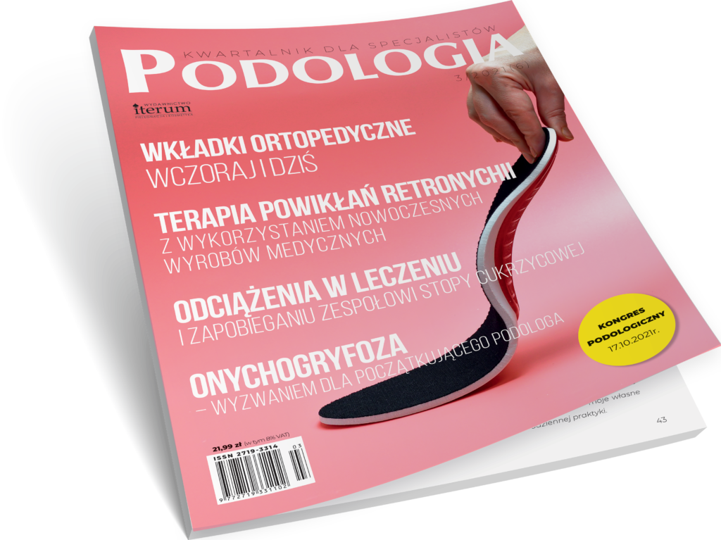 Czasopismo Podologia - kwartalnik dla specjalistów 3/2021